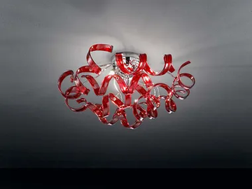 ASTRO - Crystal ceiling lamp by Metal Lux - view 2